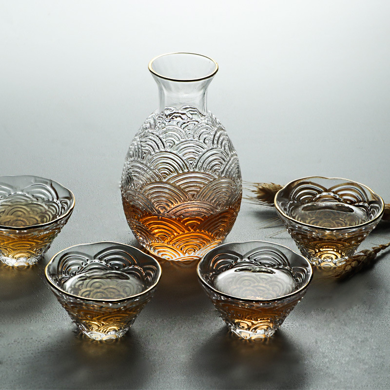 Japanese Pottery - Juego de Vasos de Sake Japoneses,