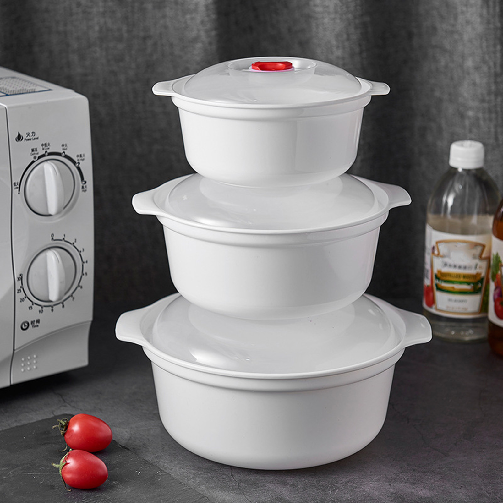 Bento Box - Lonchera profesional, recipiente redondo para guardar