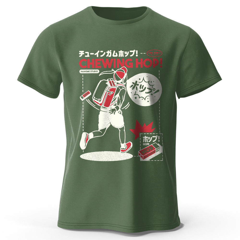 Camiseta con estampado dibujad - Japanese Snacks reseña y precio
