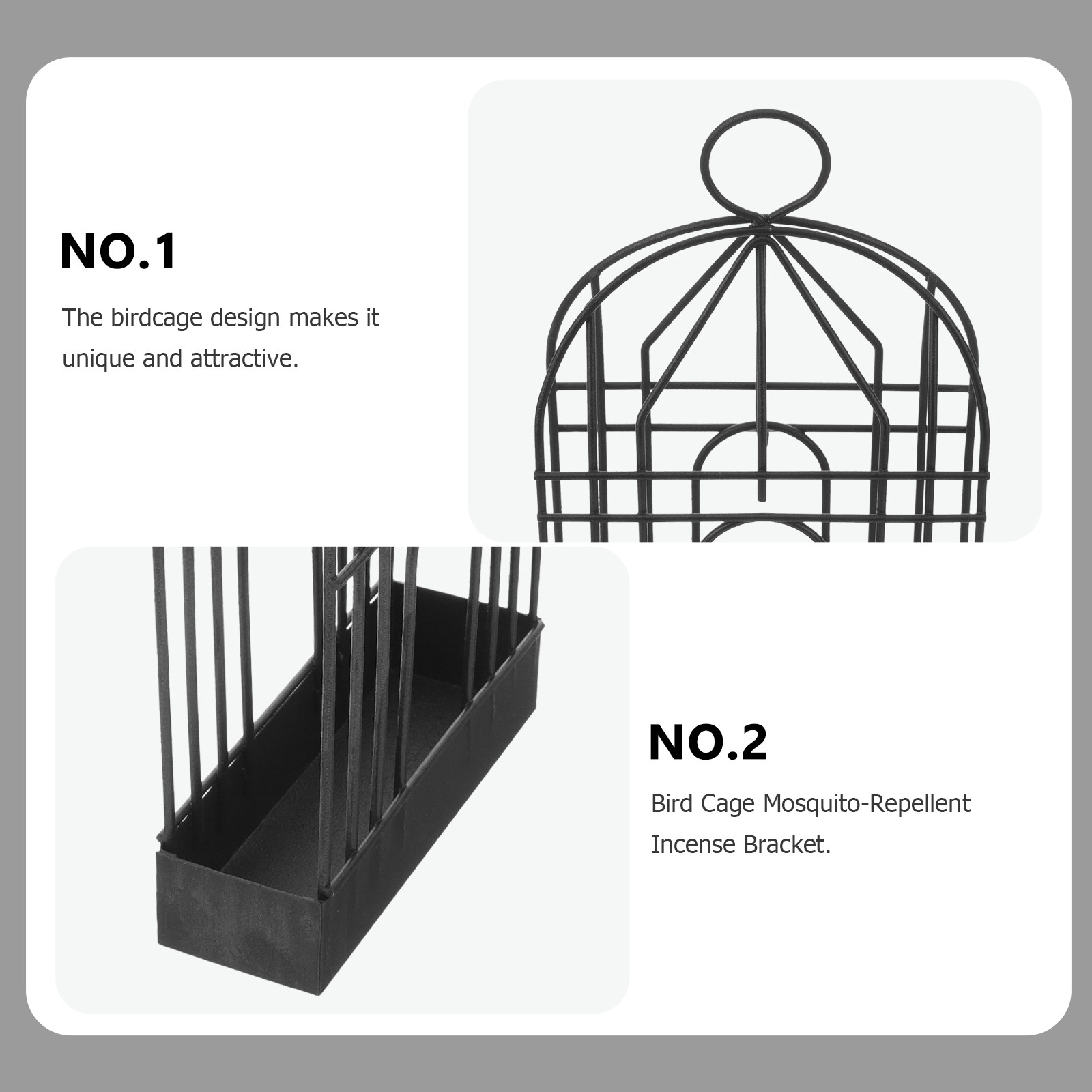 Soporte decorativo de hierro e - Incense Holder reseña y precio