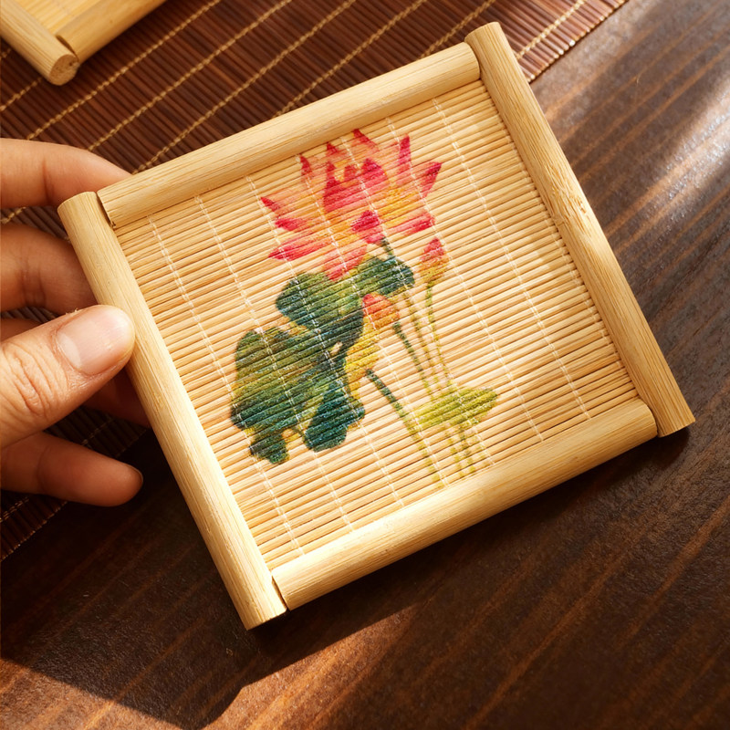Juego de 5 Posavasos de Bambú  - Japanese Tea reseña y precio