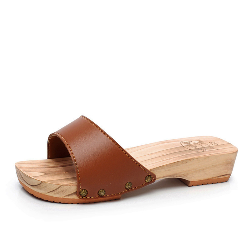 Zapatillas de madera para muje - Geta Wooden Sandal reseña y precio
