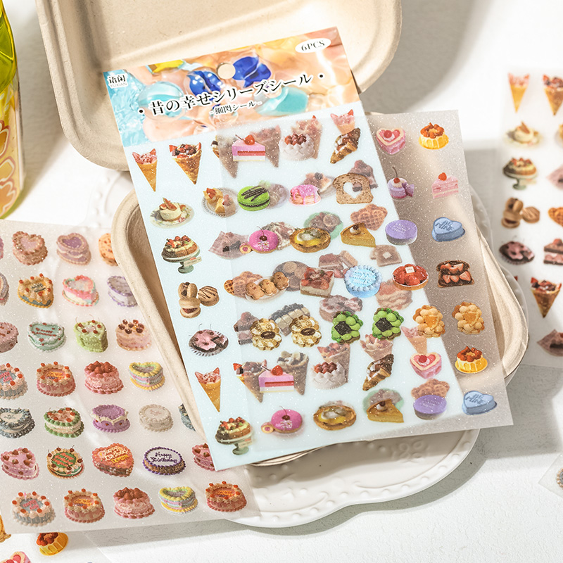 6 hojas de pegatinas temáticas - Japanese Snacks reseña y precio
